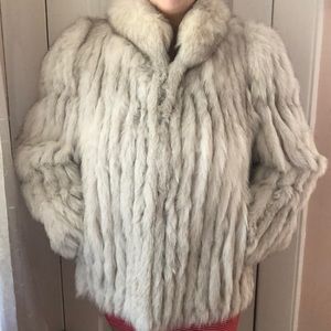 ✨Silver Fur Fox Coat